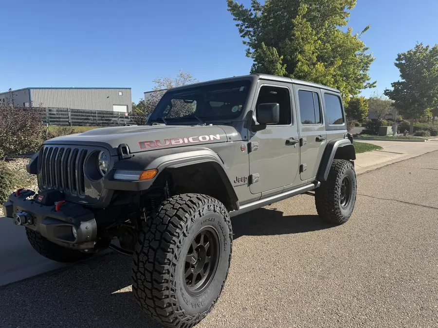 Lifted Jeep Wrangler Rubicon Xtreme Recon on matte black Method 701 wheels and Mickey Thompson Baja Boss A/T tires