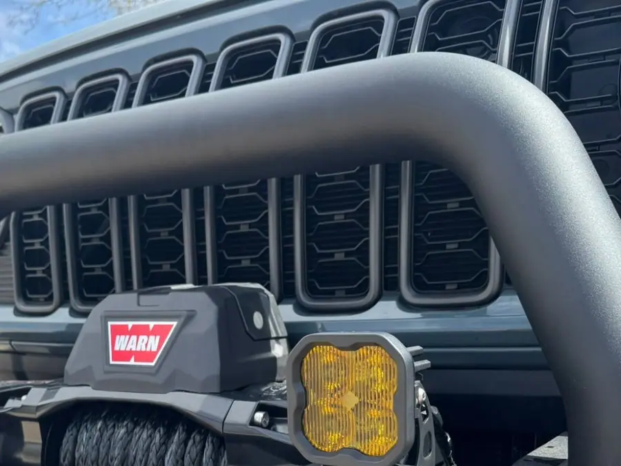 Warn winch on an ARB bumper, 2024 Jeep Wrangler Rubicon