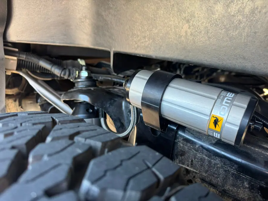 Underbody protection on a lifted truck