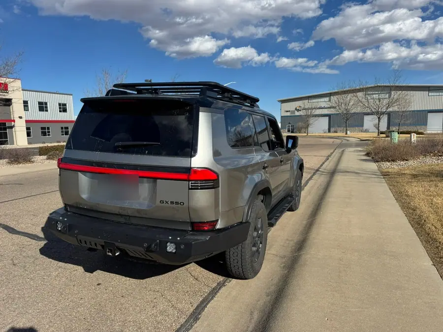 Low-profile roof rack on a 2026 Lexus GX 550